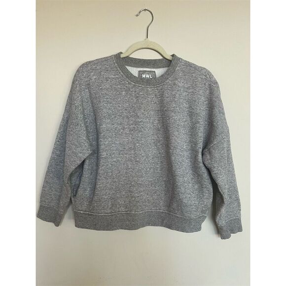 Madewell Women's Gray MWL Betterterry Crewneck Sweatshirt size XXS - Picture 5 of 10